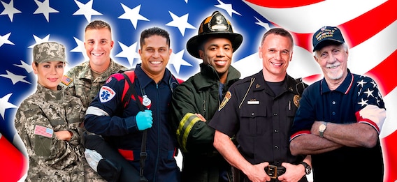 Specials 10% OFF Military & First Responders
